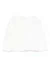 Tartine Et Chocolat Open Work Cardigan In White
