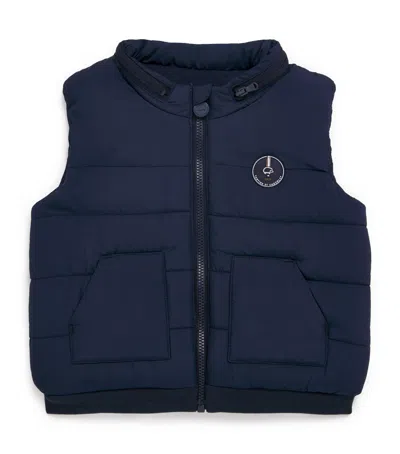 Tartine Et Chocolat Kids' Padded Gilet In Blue