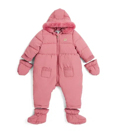 Tartine Et Chocolat Padded Snowsuit, Booties And Gloves Set (3-24 Months) In Multi