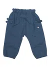 Tartine Et Chocolat Bow-embellished Elastic-waist Trousers In Blue