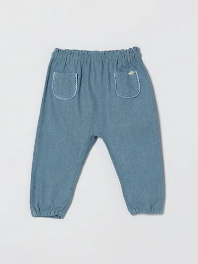 Tartine Et Chocolat Babies' Pants  Kids Color Blue