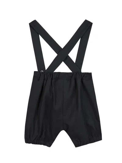 Tartine Et Chocolat Babies' Pants With Suspenders In Black
