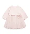 Tartine Et Chocolat Pleated Dress In Pink
