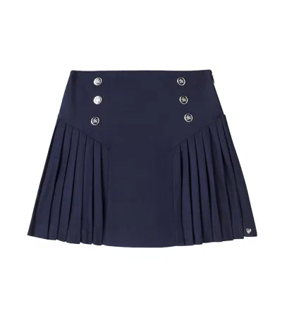 Tartine Et Chocolat Kids' Pleated Skirt In Blue