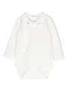 Tartine Et Chocolat Pointed-collar Body In White