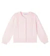 Tartine Et Chocolat Pointelle Cardigan In Pink