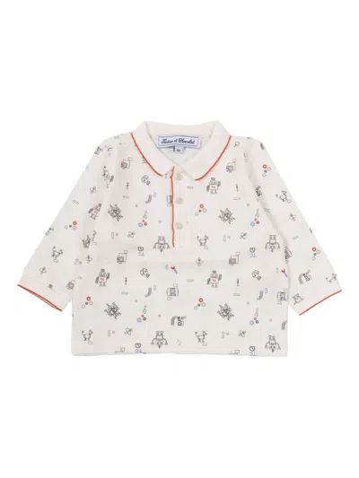 Tartine Et Chocolat Babies' Polo In White