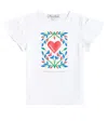 Tartine Et Chocolat Printed Cotton-blend Jersey T-shirt In White