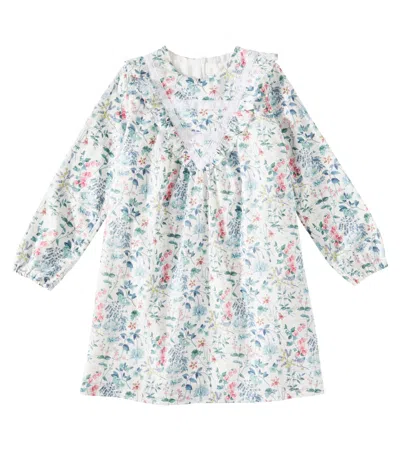 Tartine Et Chocolat Kids' Printed Cotton Dress In White