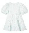 Tartine Et Chocolat Printed Puff-sleeve Cotton Dress