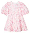 Tartine Et Chocolat Printed Puff-sleeve Cotton Dress