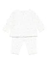Tartine Et Chocolat Rabbit-print Trouser Set In Neutral