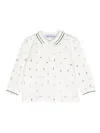 Tartine Et Chocolat Railway Illustration Polo T-shirt In White