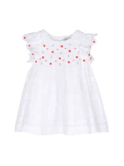 Tartine Et Chocolat Babies' Robe14 In White