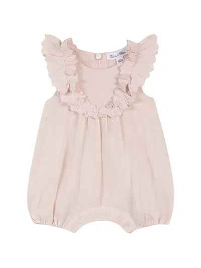 Tartine Et Chocolat Babies' Ruffled Body In Pink