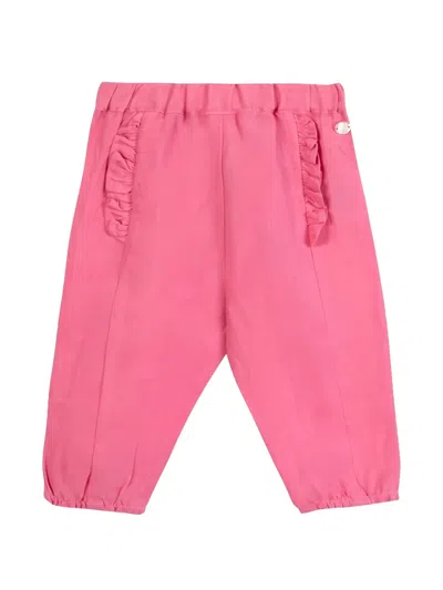 Tartine Et Chocolat Babies' Ruffled-detail Trousers In Pink