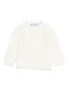 Tartine Et Chocolat Scallop-hem Cardigan In White