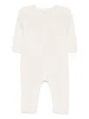 Tartine Et Chocolat Scalloped-edge Babygrow In White
