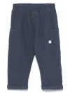Tartine Et Chocolat Seersucker Trousers In Blue