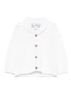 Tartine Et Chocolat Shawl Collar Cardigan In White