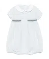Tartine Et Chocolat Shirred-panel Romper In Blue