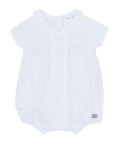 TARTINE ET CHOCOLAT SHIRRED-PANEL ROMPER