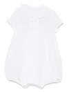 Tartine Et Chocolat Shirred-panel Romper In White