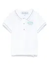Tartine Et Chocolat Slogan-embroidered Polo Shirt In White