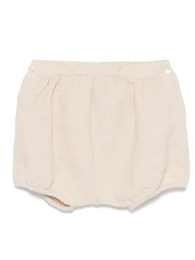 Tartine Et Chocolat Babies' Slub-texture Bloomers In Neutrals