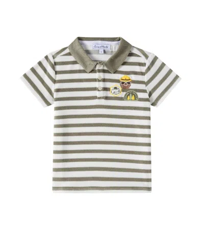Tartine Et Chocolat Kids' Polohemd Aus Frottee In Multicolor