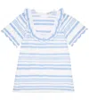 Tartine Et Chocolat Kleid Aus Baumwoll-chambray In Bleu Chambray