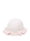 Tartine Et Chocolat Striped Hat In Pink
