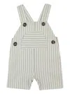 Tartine Et Chocolat Boy's Striped Jumpsuit In Green