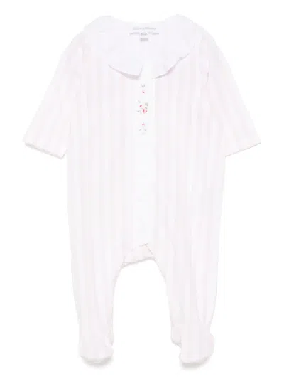 Tartine Et Chocolat Babies' Striped Romper In Pink