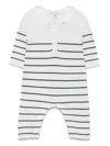 Tartine Et Chocolat Striped Romper In White