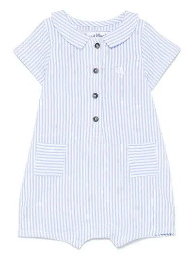 Tartine Et Chocolat Babies' Striped Shorties In Blue