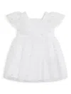 Tartine Et Chocolat Sunflower-print Tulle Dress In White