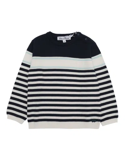 Tartine Et Chocolat Kids' Sweater In Blue