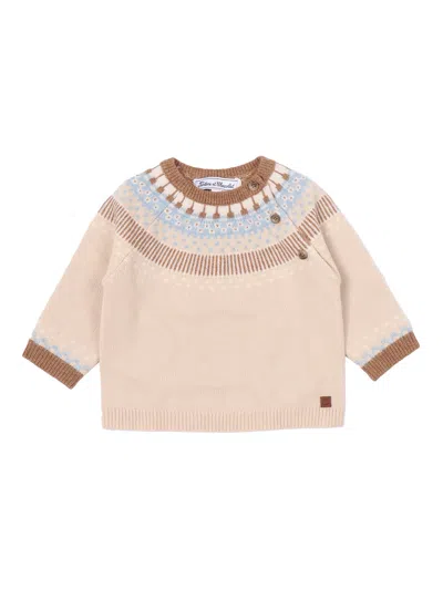 Tartine Et Chocolat Babies' Sweater In Neutral