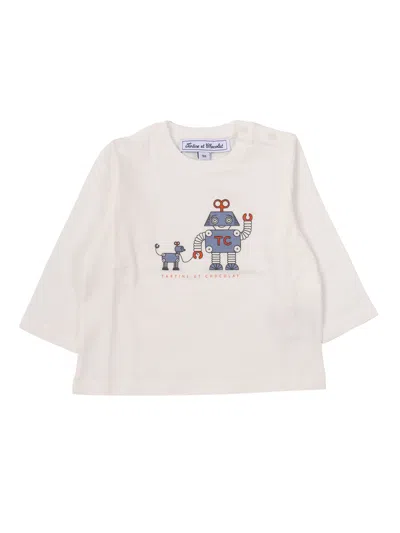 Tartine Et Chocolat Babies' T-shirt In White