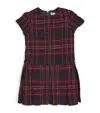 Tartine Et Chocolat Checked Dress In Navy