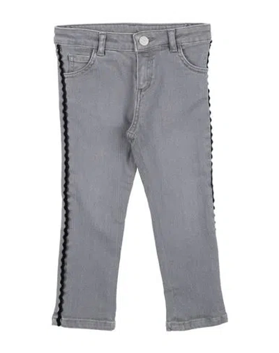 Tartine Et Chocolat Babies'  Toddler Girl Jeans Grey Size 6 Cotton, Elastane In Gray