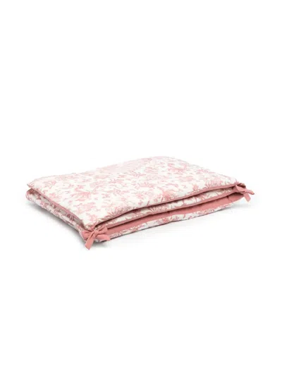 Tartine Et Chocolat Toile De Jouy Adjustable Bed Bumper In Pink