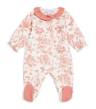Tartine Et Chocolat Kids' Toile De Jouy All-in-one In Pink