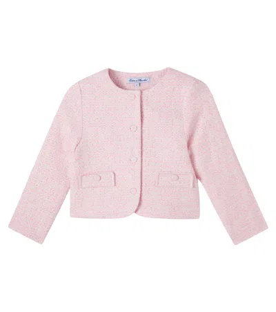 Tartine Et Chocolat Kids' Tweed Jacket In Pink