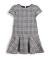 Tartine Et Chocolat Tweed Short-sleeve Dress In Gray