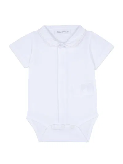 Tartine Et Chocolat Unisex Baby Cotton Body In White