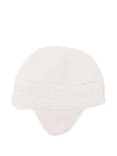 Tartine Et Chocolat Unisex Mini Beanie Hat For Babies In White