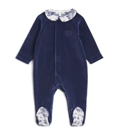 Tartine Et Chocolat Kids' Velvet All-in-one In Blue