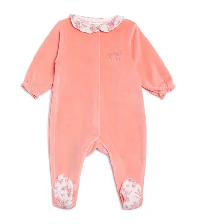 Tartine Et Chocolat Kids' Velvet All-in-one In Orange